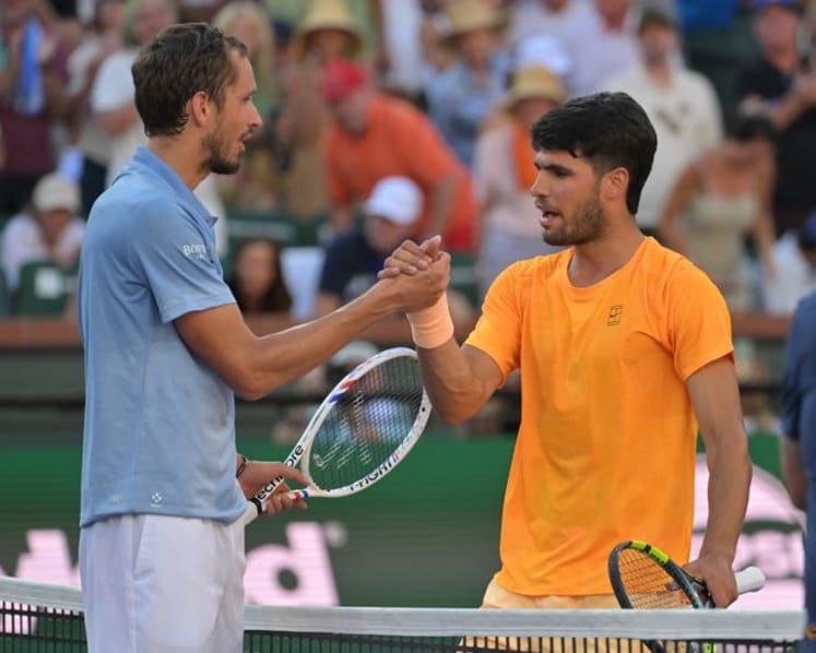 Medvedev downplays Indian Wells win over Alcaraz, says young guns still ahead