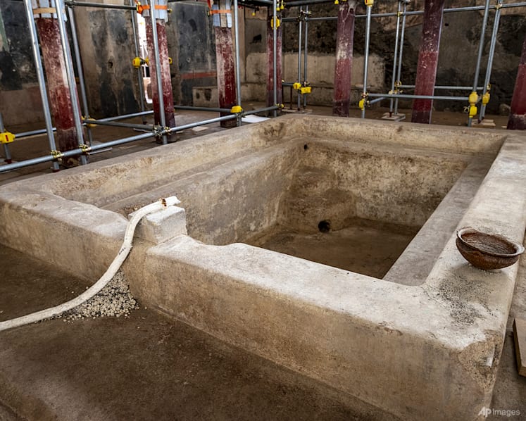 New Pompeii excavation reveals a large private thermal complex built 2,000 years ago
