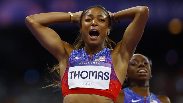 美国托马斯200米摘金 力阻新科女飞人连庄