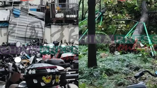 眼见窗架飞过 马国留学生忐忑度过台风
