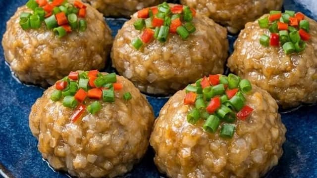 食谱：蒸萝卜丸子