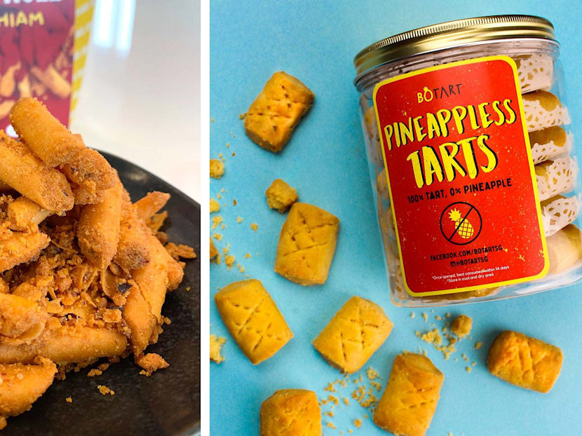 Pineapple Jam-Free Tart Taste Test, Plus Salted Egg Hae Bee Hiam & Other CNY Snacks