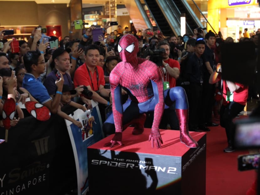 Cast, crew of The Amazing Spider-Man 2 wow fans at Marina Bay Sands