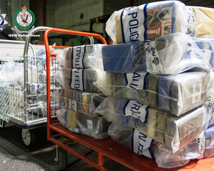 Three Sydney dockworkers charged over massive cocaine shipment