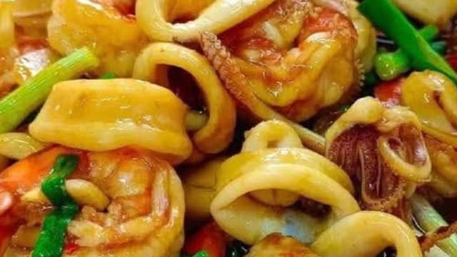 食谱：宫保鱿鱼虾