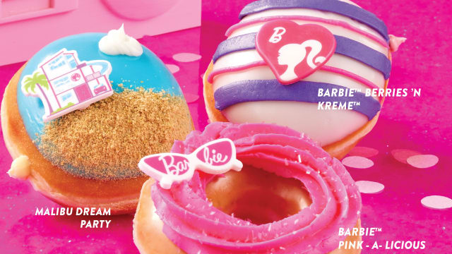Krispy Kreme x Barbie甜甜圈时髦登场