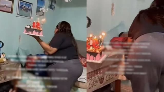 同孩子捧蛋糕准备给生日惊喜 印尼女子惊觉房内丈夫睡梦中离世