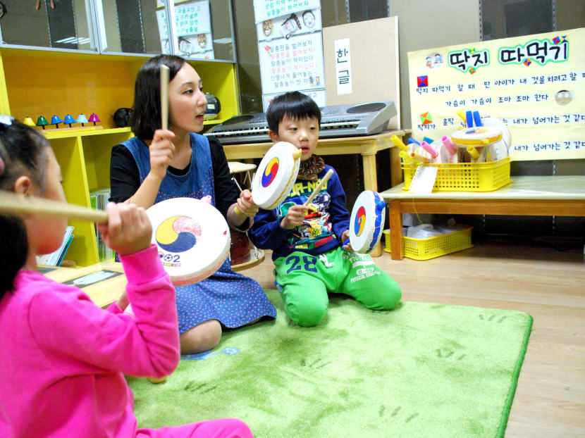 In Seoul, tuition for pre-schoolers is a norm