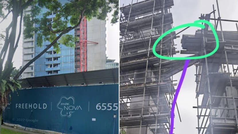 Worker survives 10m fall at condominium work site near Orchard Road