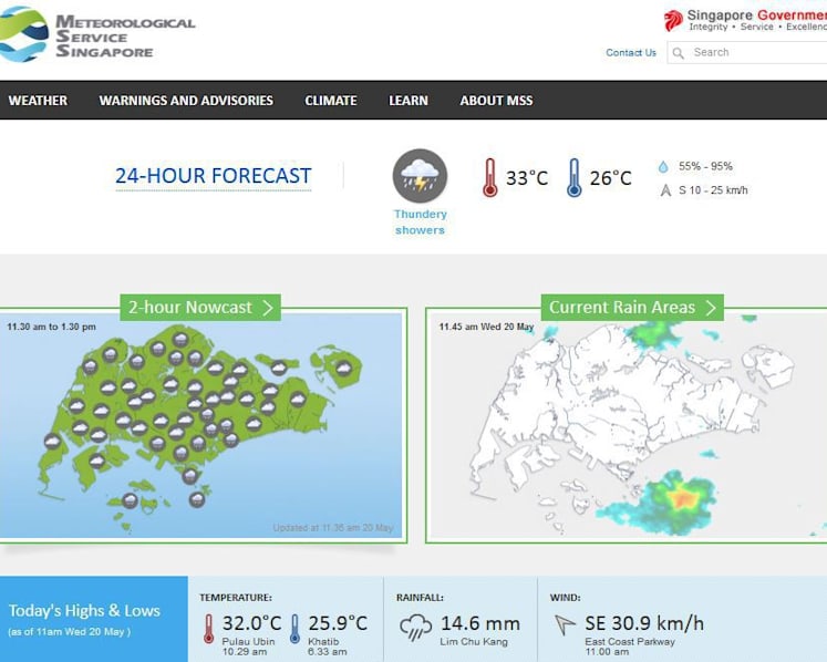 New weather website offers real-time report by location