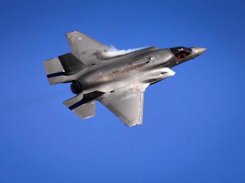 The F-35B aircraft (pictured) can travel at a maximum speed of about 1.6 times the speed of sound, or about 1,900km/h. The F-35B aircraft (pictured) can travel at a maximum speed of about 1.6 times the speed of sound, or about 1,900km/h.