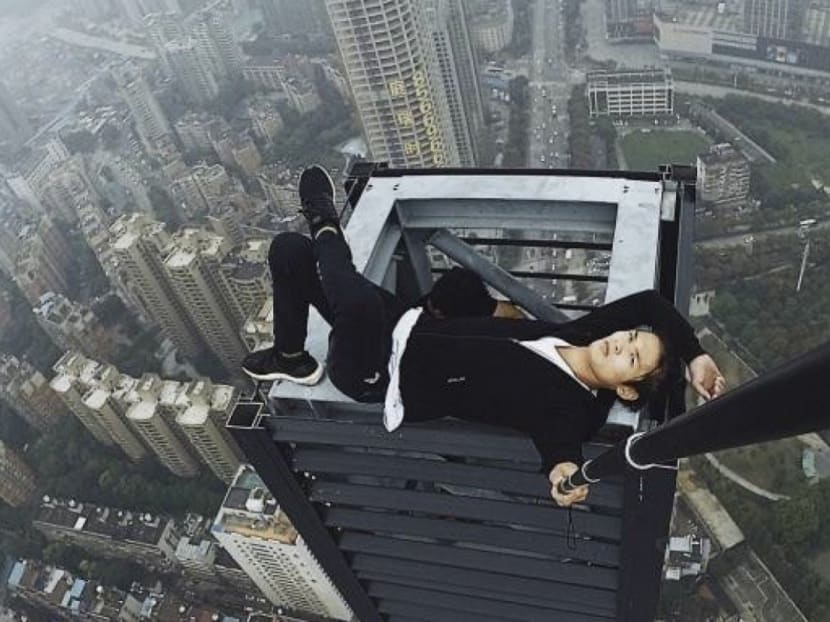 Wu Yongning lost his life after falling from a skyscraper in Changsha, capital of Hunan province, while making a selfie video in a bid to win a 100,000 yuan (S$20,000) prize.