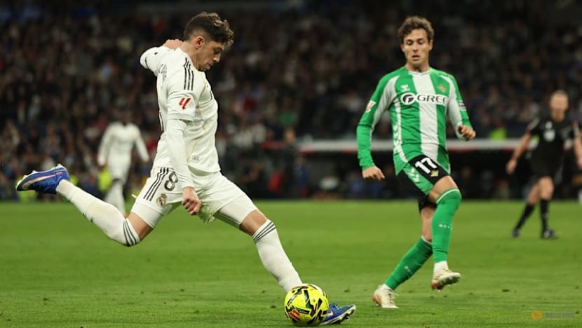 Garcia hat-trick helps Real Madrid beat Betis 5-1 to cut gap on Barcelona