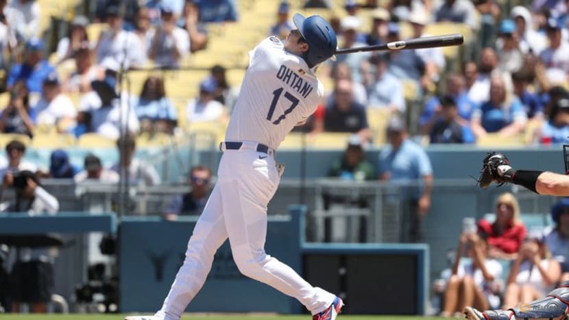 Baseball-Ohtani aims to break Dodgers' consecutive HR record as team hits the road