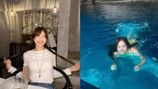 BLACKPINK Lisa晒比基尼照　原来是和绯闻男友家族旅游？