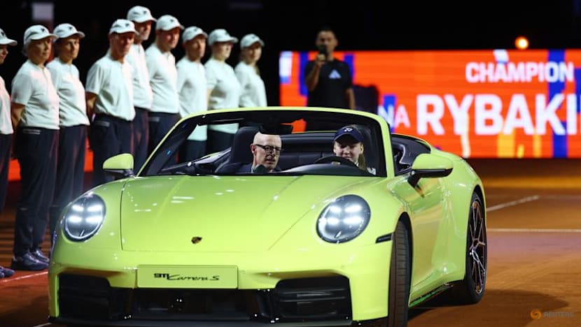 Rybakina beats Muchova to win Stuttgart crown - and a Porsche - for second time