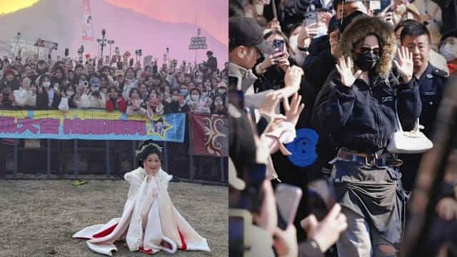 虞书欣横店开拍新剧，大批粉丝挤满现场！