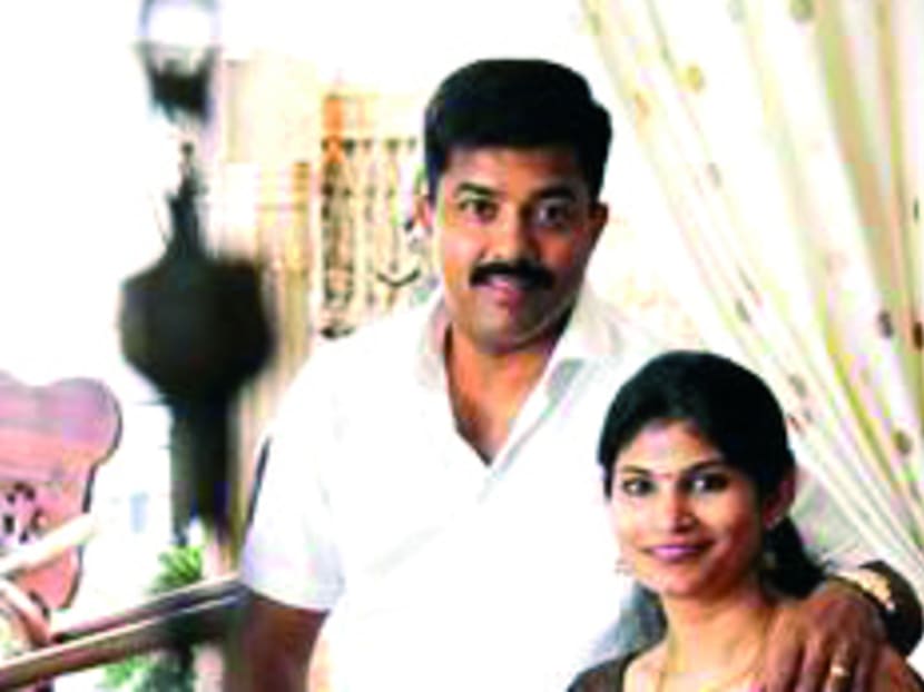 Veshali Visvanaath travels frequently with her husband.