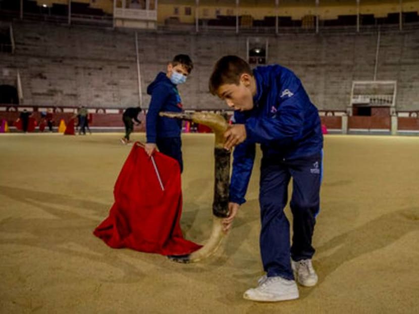 Children learn Spain&rsquo;s deadly art of bullfighting, despite its falling popularity