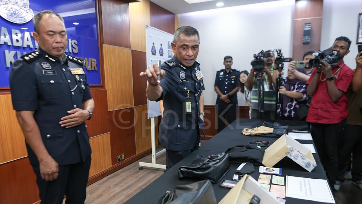Malaysian senior cop among 6 nabbed for alleged armed robberies targeting wealthy foreigners; US$1.1 million stolen