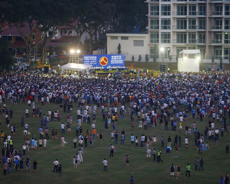 WP holds its first GE2015 rally