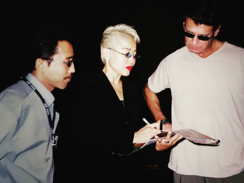 Anita Sarawak and husband with Roslen Fadzil.