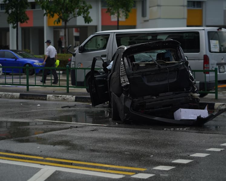 Tampines accident: Man to be charged with 4 offences including dangerous driving causing death