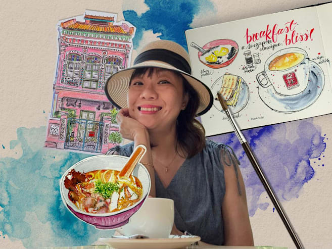 After 9 years battling a relapsing blood cancer, this educator discovered a sense of gratitude through art