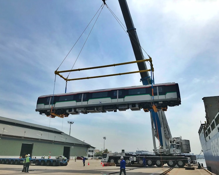 New trains for North-South and East-West MRT lines arrive in Singapore