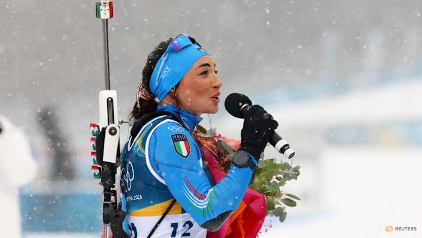 Biathlon-Italy's Wierer brings down curtain on career with last hurrah