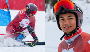Singapore's first Olympics skier Faiz Basha trained on roller skates ahead of Winter Games | Video