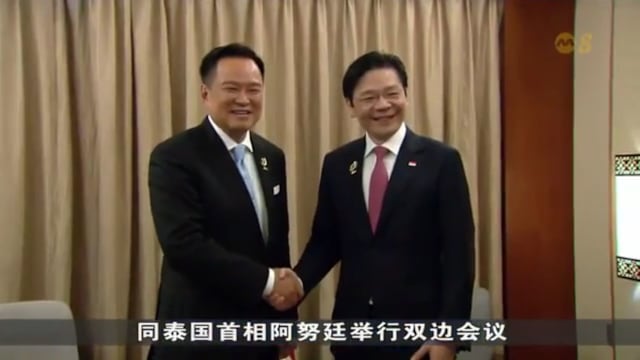 黄总理会唔泰相及亚洲开发银行行长