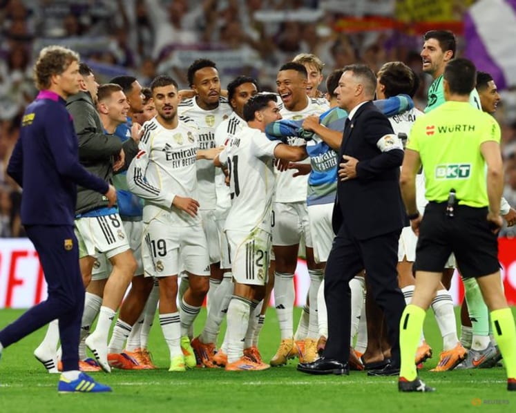 Mbappe and Bellingham strike as Real Madrid edge Barcelona 2-1 in fiery El Clasico