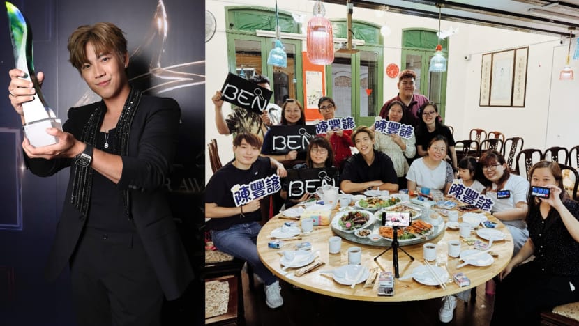 Fans Of Benjamin Tan Went Vegetarian And Prayed At The Guan Yin Temple At Waterloo Street So He Would Be Blessed To Win His First Star Awards Trophy Fans Of Benjamin Tan Went Vegetarian And Prayed At The Guan Yin Temple At Waterloo Street So He Would Be Blessed To Win His First Star Awards Trophy