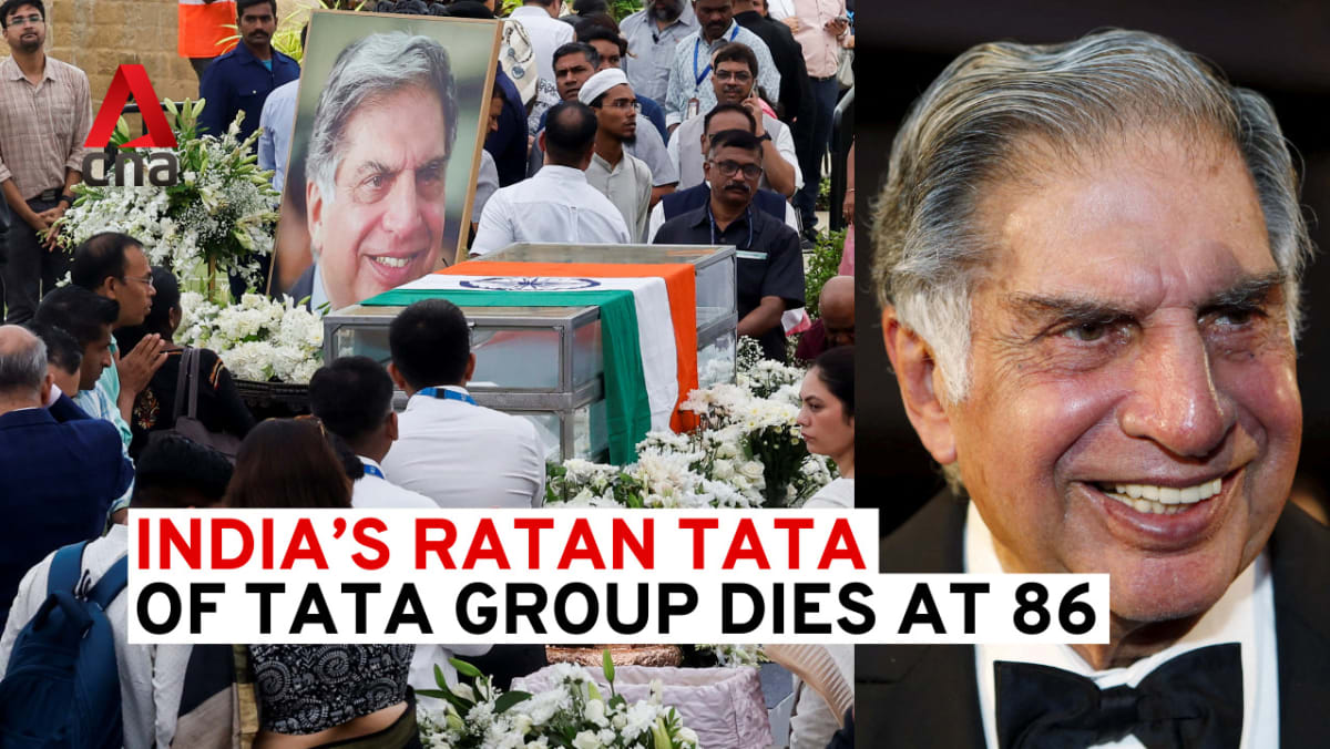 Indian business leader Ratan Tata dies at 86 | Video - CNA