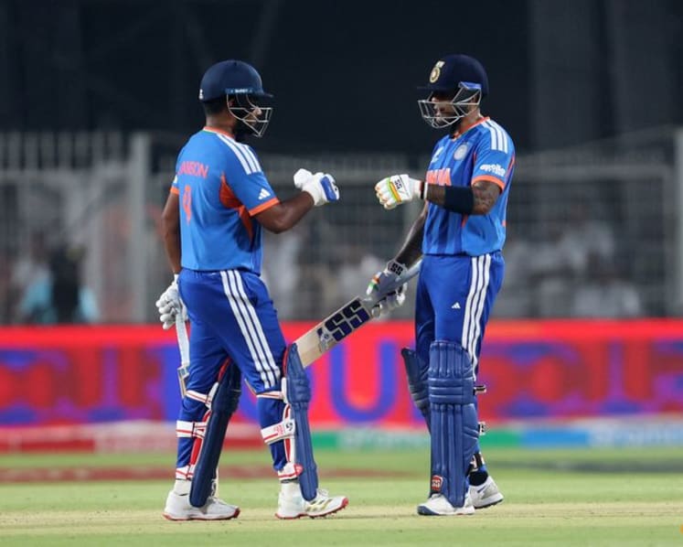 Samson guides India to T20 World Cup semis in nervy win over West Indies