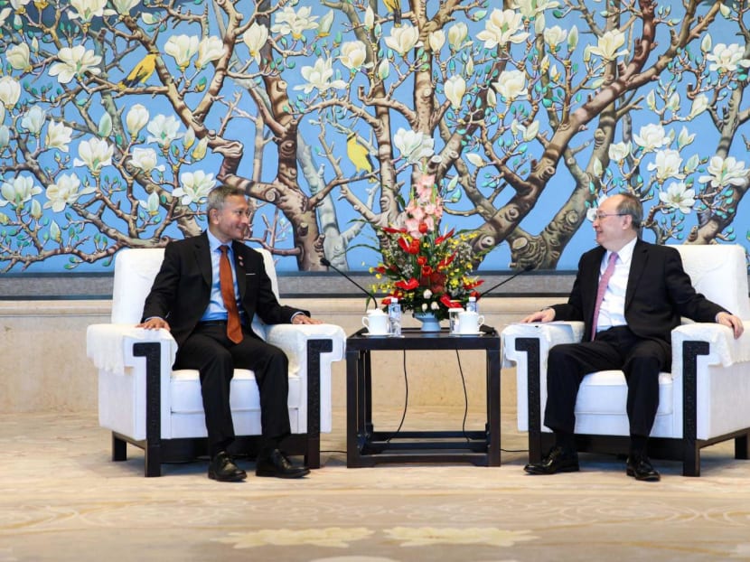Singapore's FM Vivian Balakrishnan meets China leaders, both countries reaffirm strong ties