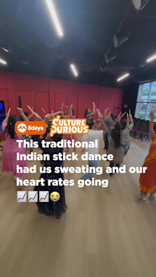 Who knew traditional indian dancing could get your heart rate up like this?  #8dayssg #8dayssgtrending #tiktoksg #fypsg #sgfyp 