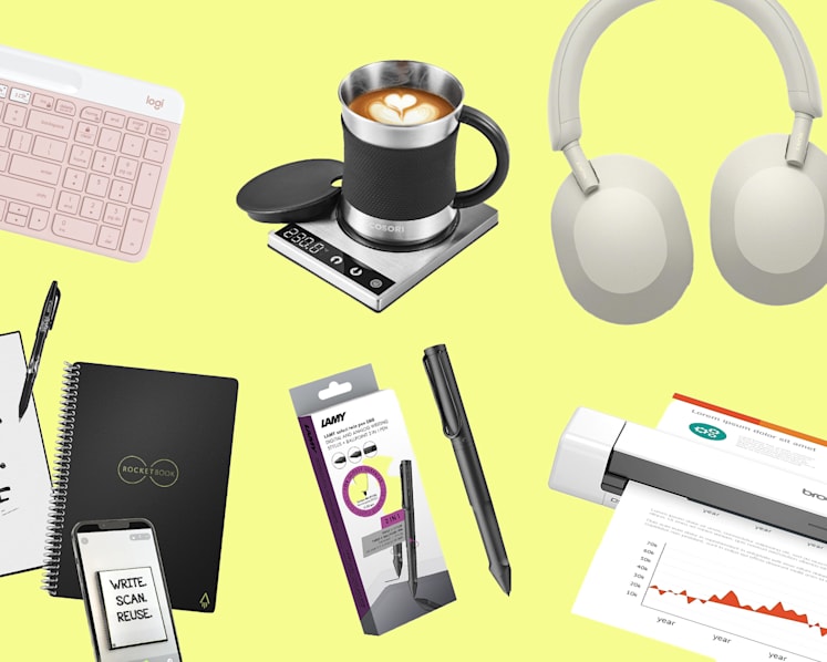 Digital notebooks, noise-cancelling headphones and more cool gadgets to help save you time at work