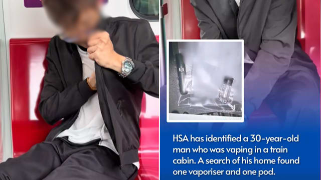 疑公然在地铁车厢内抽电子烟 卫生科学局：男子正助查