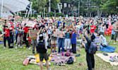 More than 1,000 rally at Hong Lim Park over Maju Forest, Gillman Barracks plans