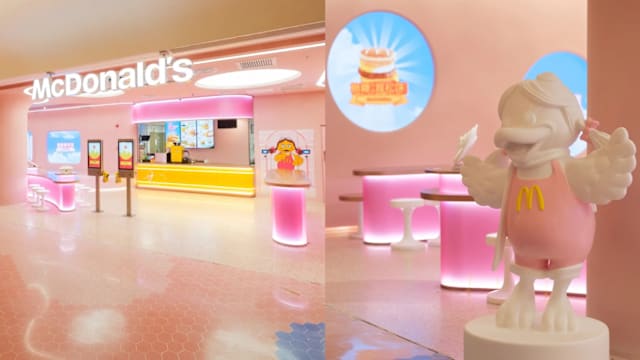 全球首家粉红麦当劳，Pinky Pinky少女心爆棚！