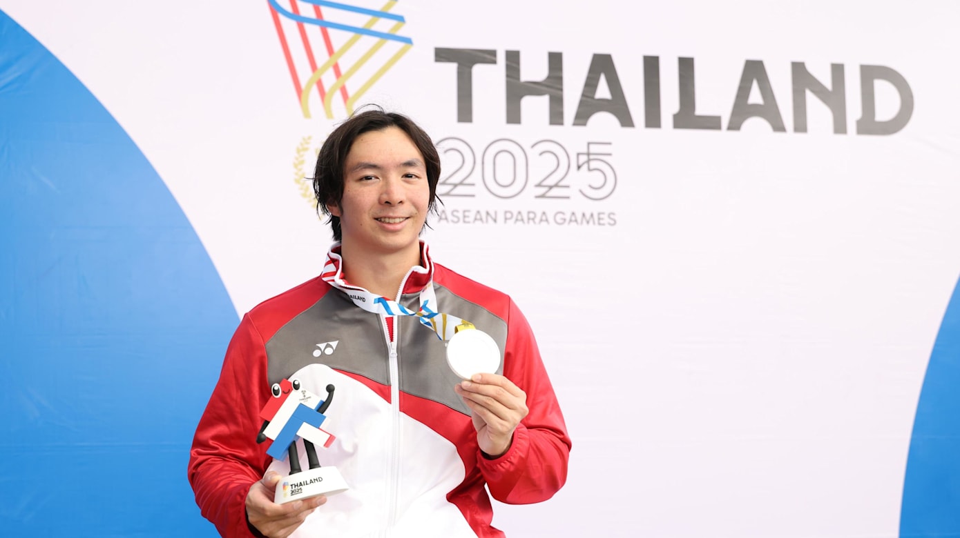 亚细安残疾人运动会 我国泳将杜维崧摘银