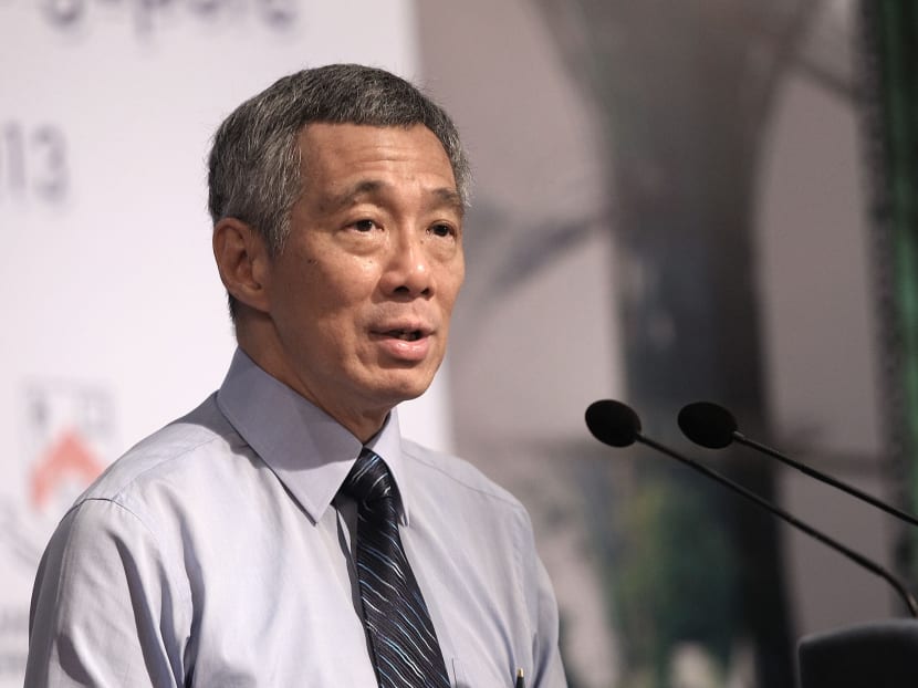 PM Lee at the International Conference on Terrorist Rehabilitation and Community Resilience. Photo: Wee Teck Hian