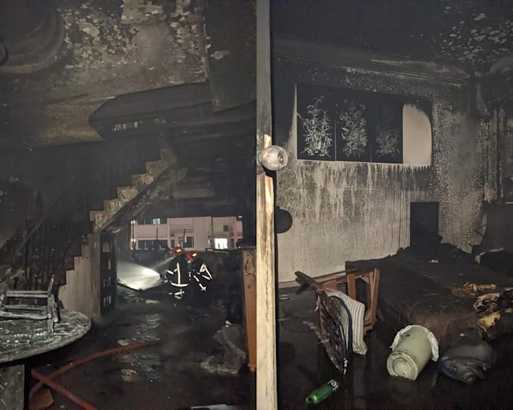 Man charged with causing fire in Tampines flat by dropping lit cigarette on floor