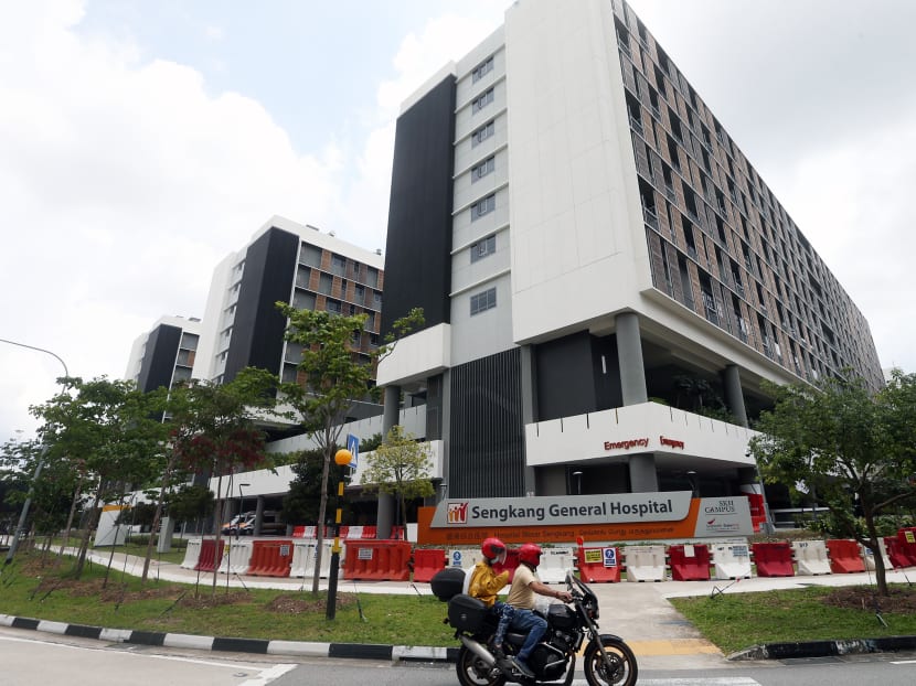 A view of Sengkang General Hospital. A 33-year-old male nurse working there who was fully vaccinated developed Covid-19 symptoms over three days.