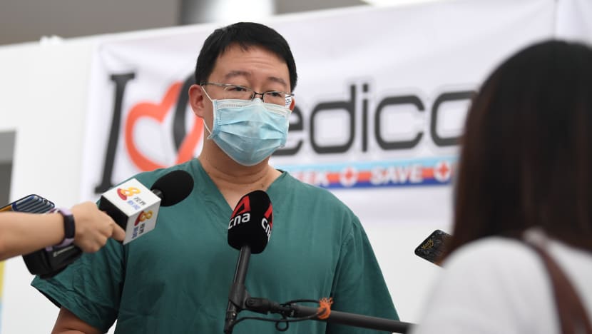 Some NSmen clock longer ICT cycle to care for 1,800 Covid-19 patients at Singapore Expo