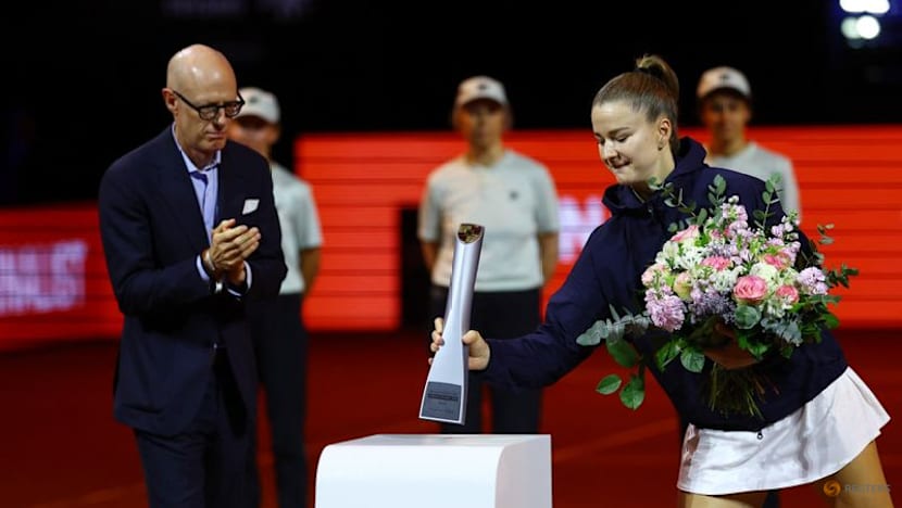 Rybakina beats Muchova to win Stuttgart crown - and a Porsche - for second time