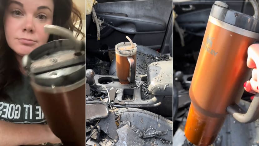 TikToker’s Stanley Cup Survives Car Fire In Viral Video; Stanley CEO Offers To Buy Her New Car