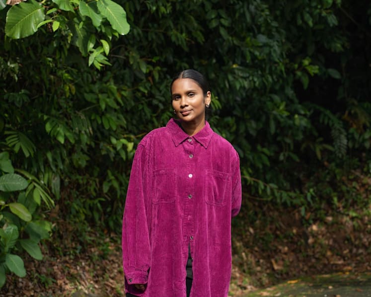 The Singaporean artist who once turned an HDB staircase gold continues to highlight social issues through her art